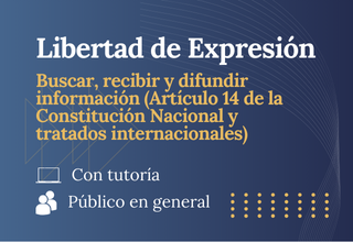 Placa libertad de expresion